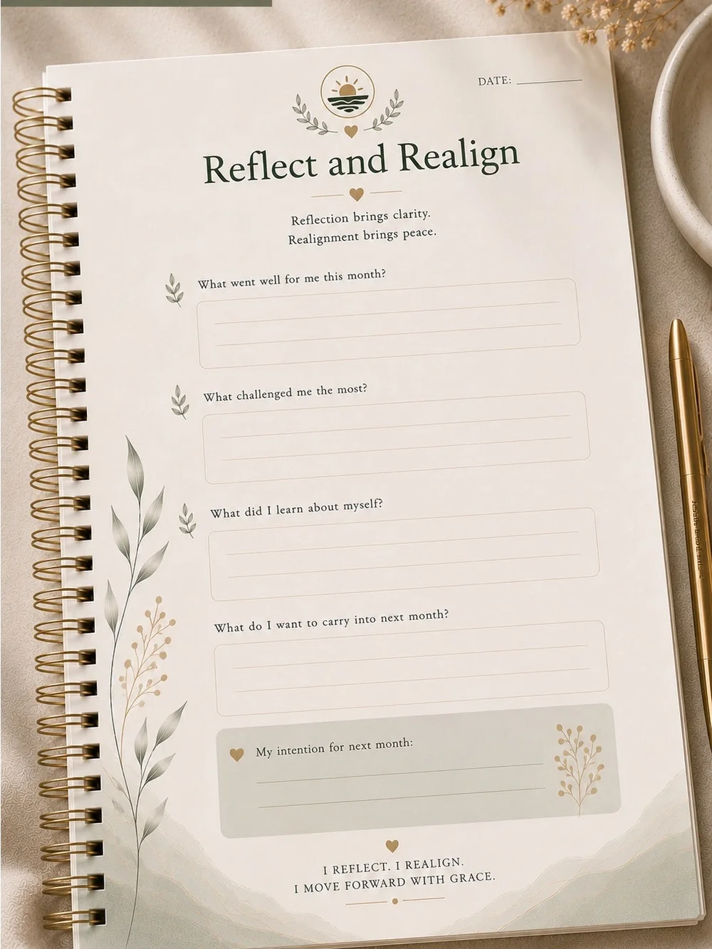 Anxiety Reset OS-Luxury Anxiety Planner-Overthinking Minds-Prem Mental Wellness